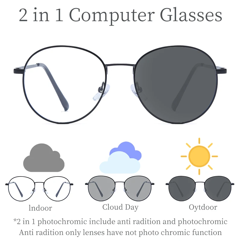 

Transparent Computer Game Goggles Eyewear Discolor Glasses Anti Blue Light Glasses Frame Women Men Optical Spectacle Eyeglass