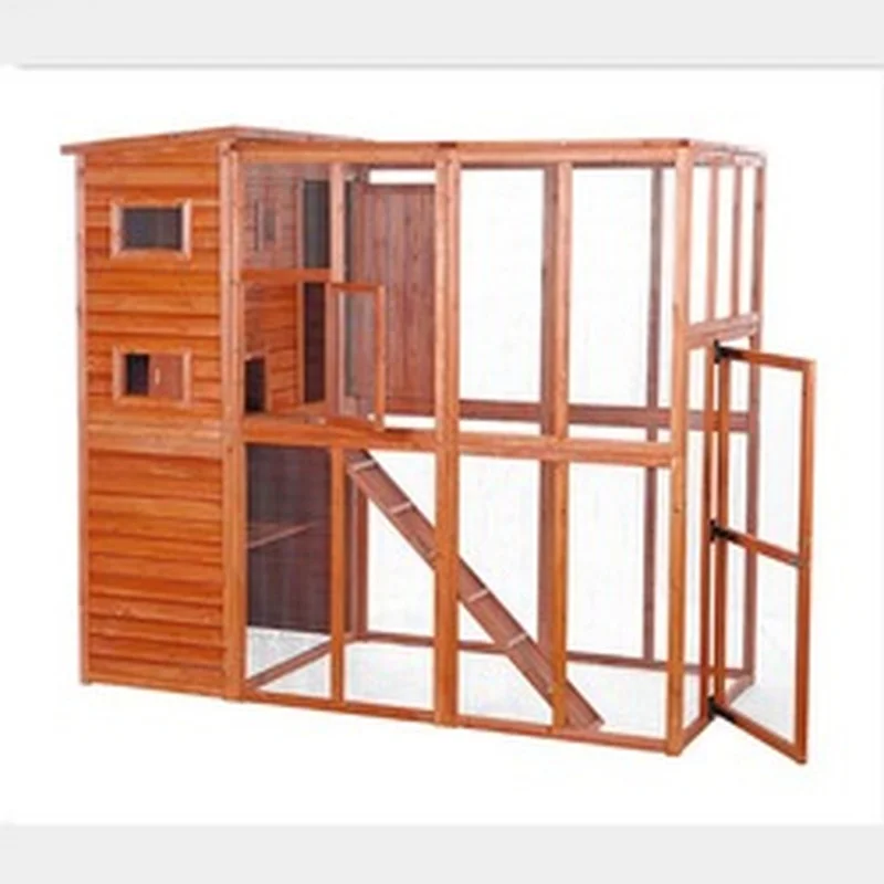 

High Quality Hot Selling Cat Cage Villa Cat Cabinet Wood House Pet Shop Brewing Cage Foster Care