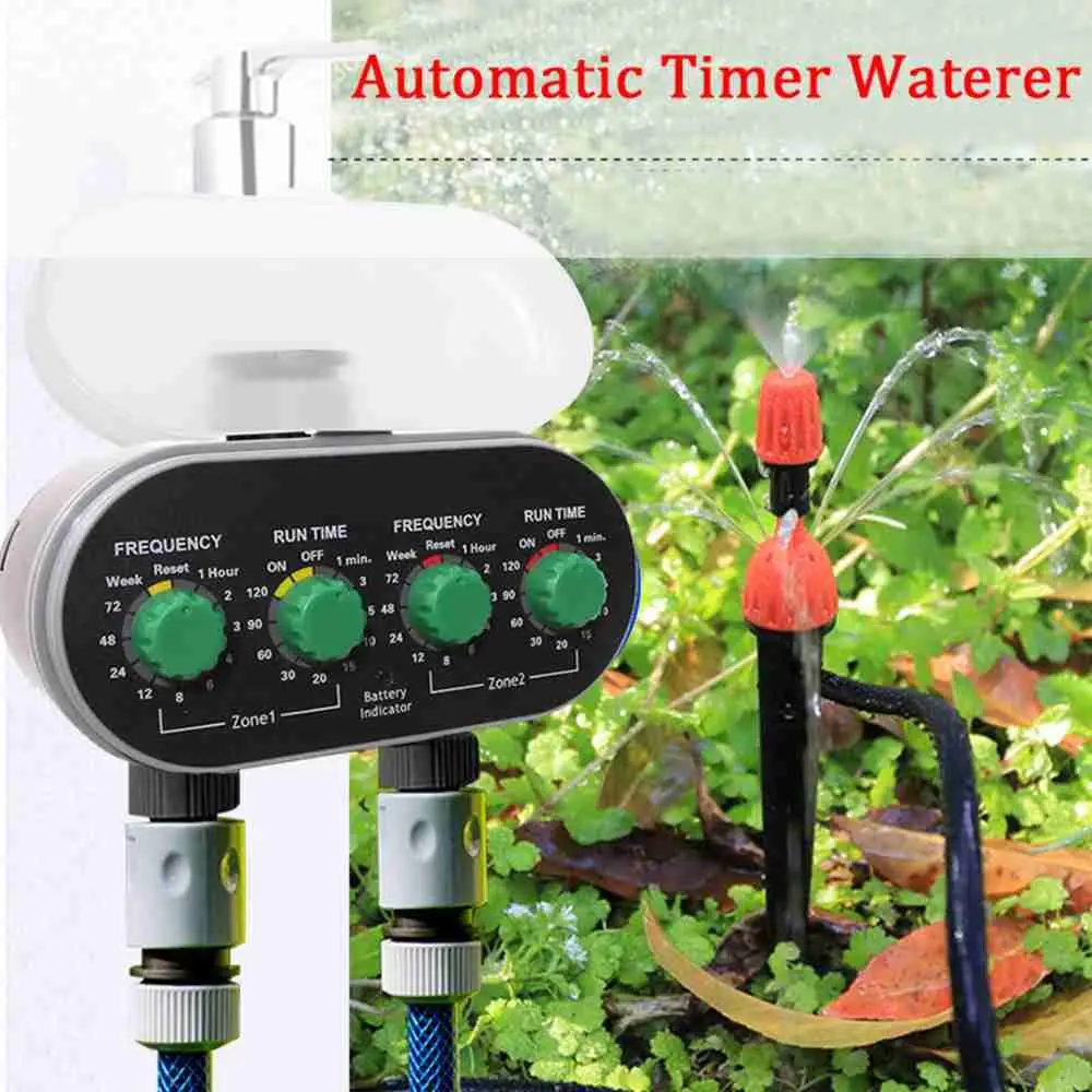 

Supplies Water Proof Electronic LCD Valve Irrigation Controller Watering Timer Plant Watering Lawn Sprinklers