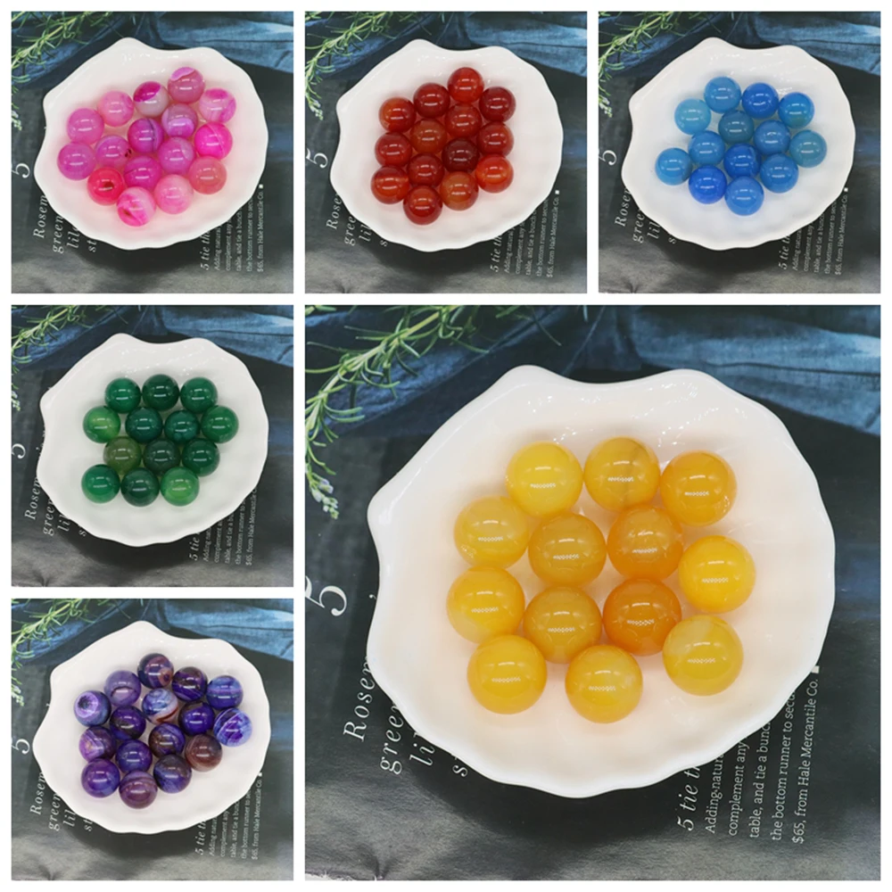 

16mm Natural Energy Gems Mini Crystal Ball Sphere Pocket Stone Reiki Healing Crafts Quartz Amethysts Round Beads Home Decoration