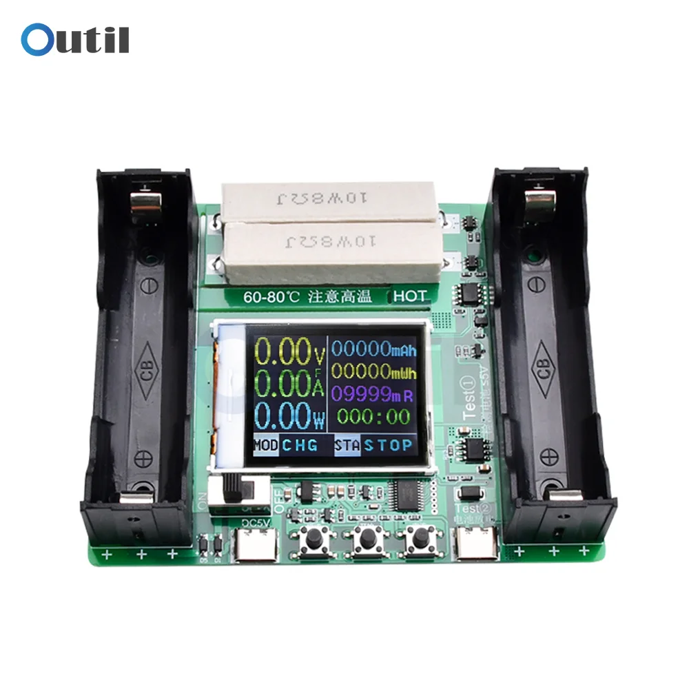 

DC 5V Battery Capacity Tester 18650 Module 0-99999mAh for 18650 Lithium Battery LCD Digital Measurement Battery Detector Module