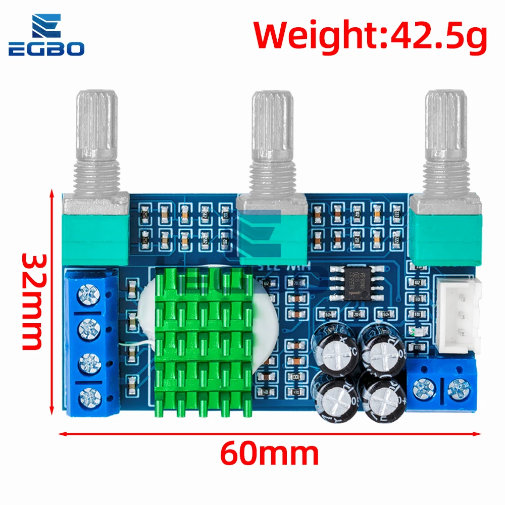 XH-M567 TPA3116D2 Двухканальный стерео цифровой аудиоусилитель высокой мощности Плата