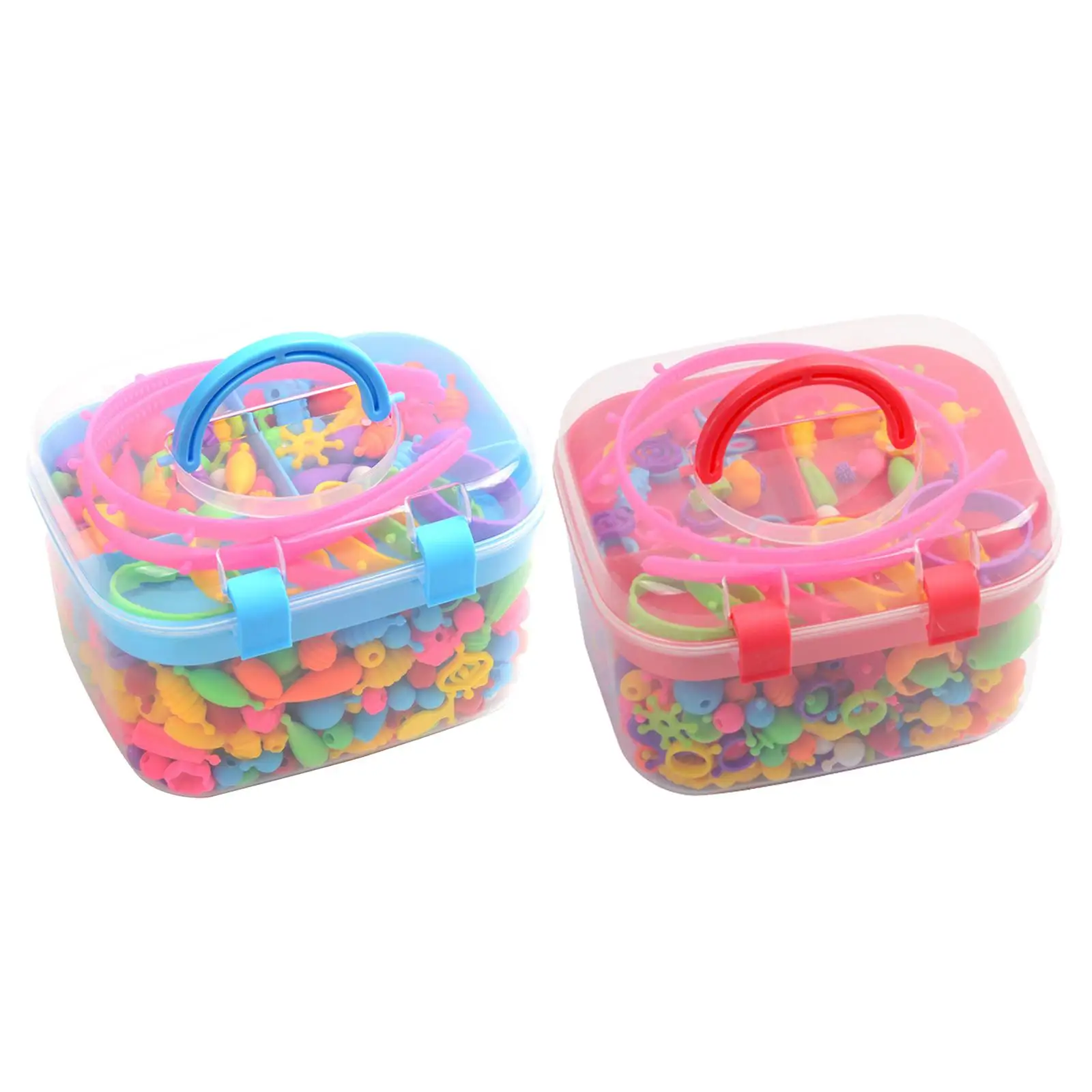 

550Pcs Beads Jewelry Making Kit Jewelry Set for Gift