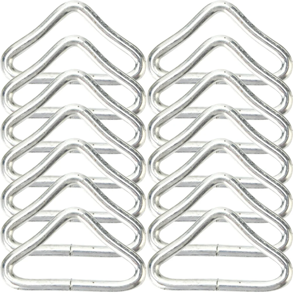 

30 Pcs Trampoline Triangle Buckle Suitcase Tool Ring Buckles Accessories Accessory Childs Portable Rings Parts Professional DIY