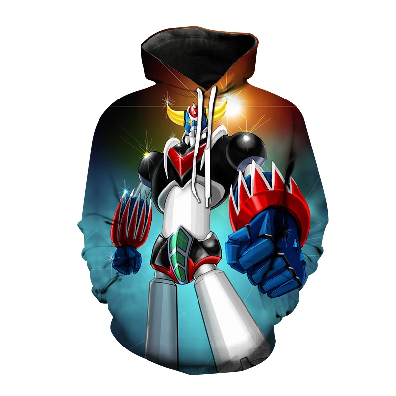

Hot Anime Robot Goldorak 3D Print Children's Loose Hoodies Boy Girls Casual Sweatshirts Oversized Pullover Fashion Kids Clothing