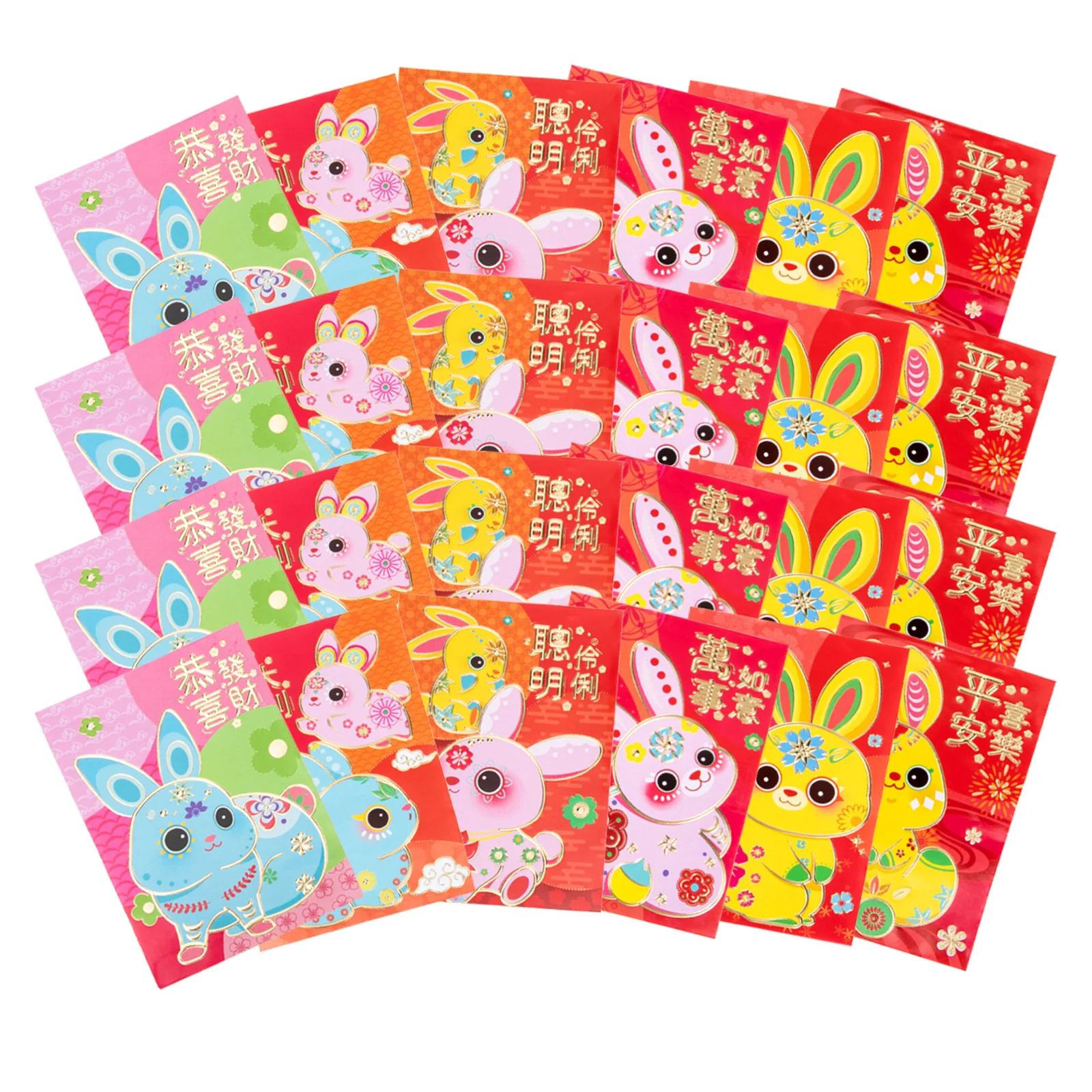 

Red Year Envelopes Envelope Money New Chinese Rabbit Packet Packets Festival Spring Bao Pocket Hong Gift Wedding Luckycash Bunny