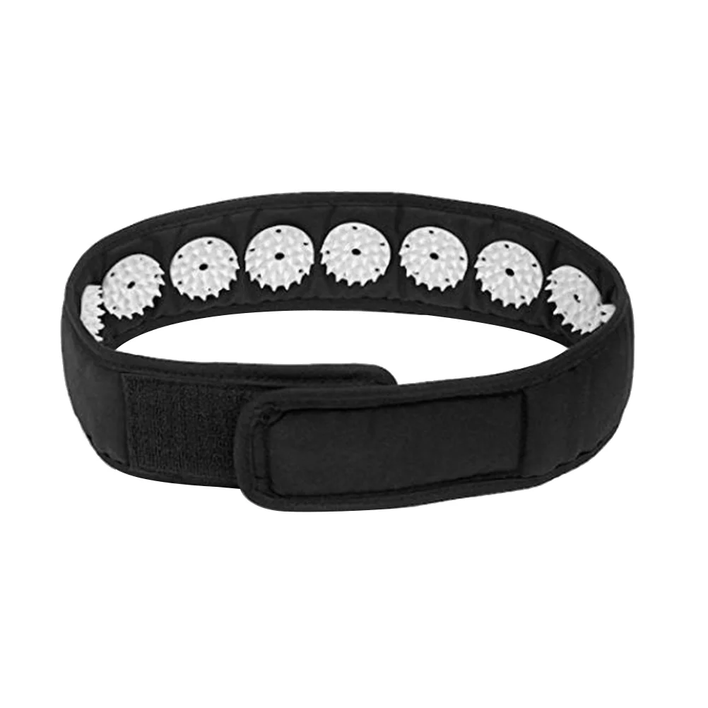 

Acupressure Belt Mat Skin Headaches Relief Migraine Body Accupressure Headband Acculief Wrap Up Chin Rings