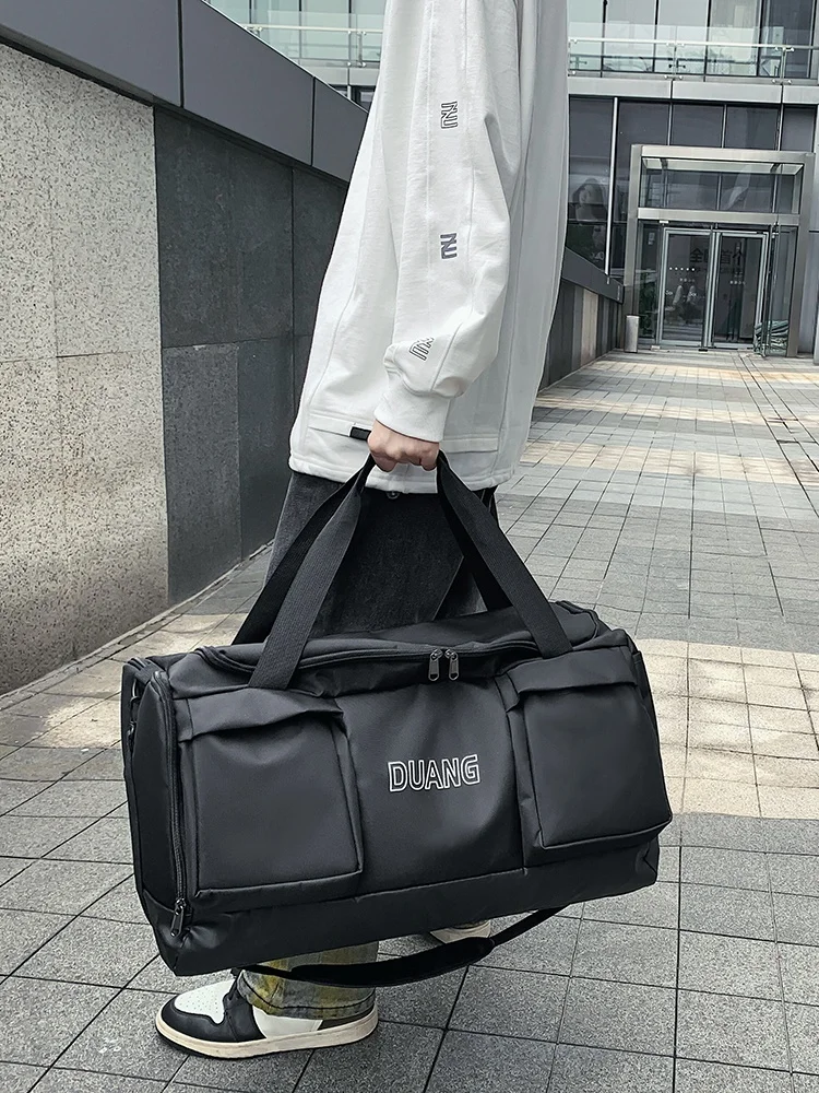 YILIANShort travel bag men large capacity independent shoe position portable dry and wet isolation exercise training fitness bag
