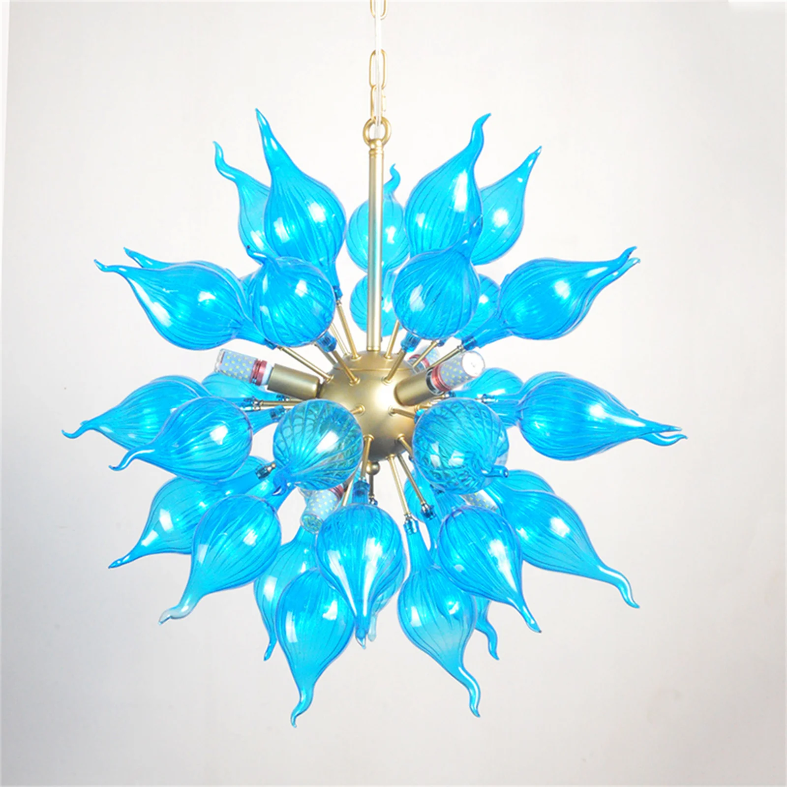 

Hall and Living Room Chandeliers Ceiling Light Antique Murano Art Lighting Modern Hand Blown Chihuly Glass Chandelier
