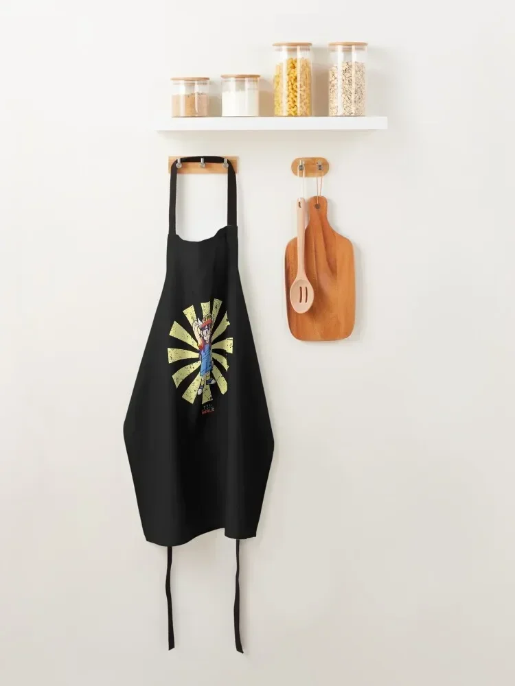 Arale Ретро японский фартук Dr Slump поварная одежда водонепроницаемый для женщин