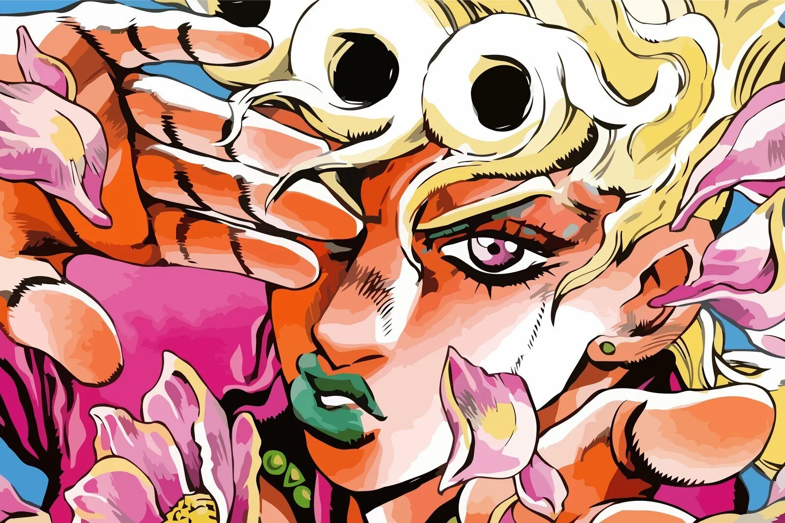 Картина по номерам джоджо