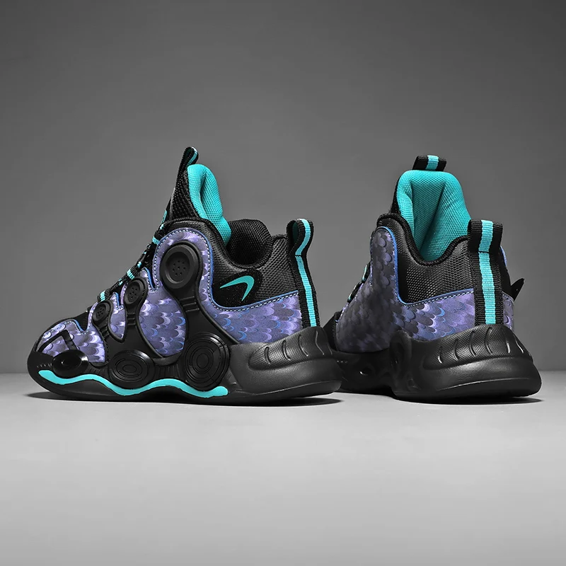 New Children's Basketball Shoes Comfortable Soft Casual Sports Boys' and Girls' Running Shoes Children's Sports Basketball Shoes