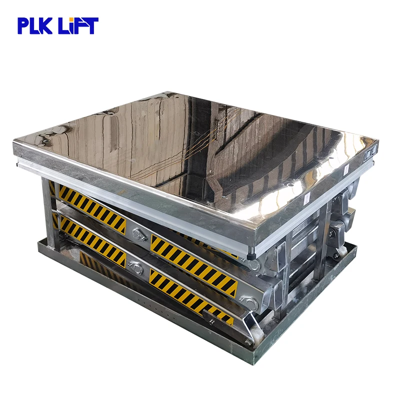 New Arrival Table Lifter Scissor Platform Hydraulic Jack Goods Lifting Equipment with Stainless Top | Machine