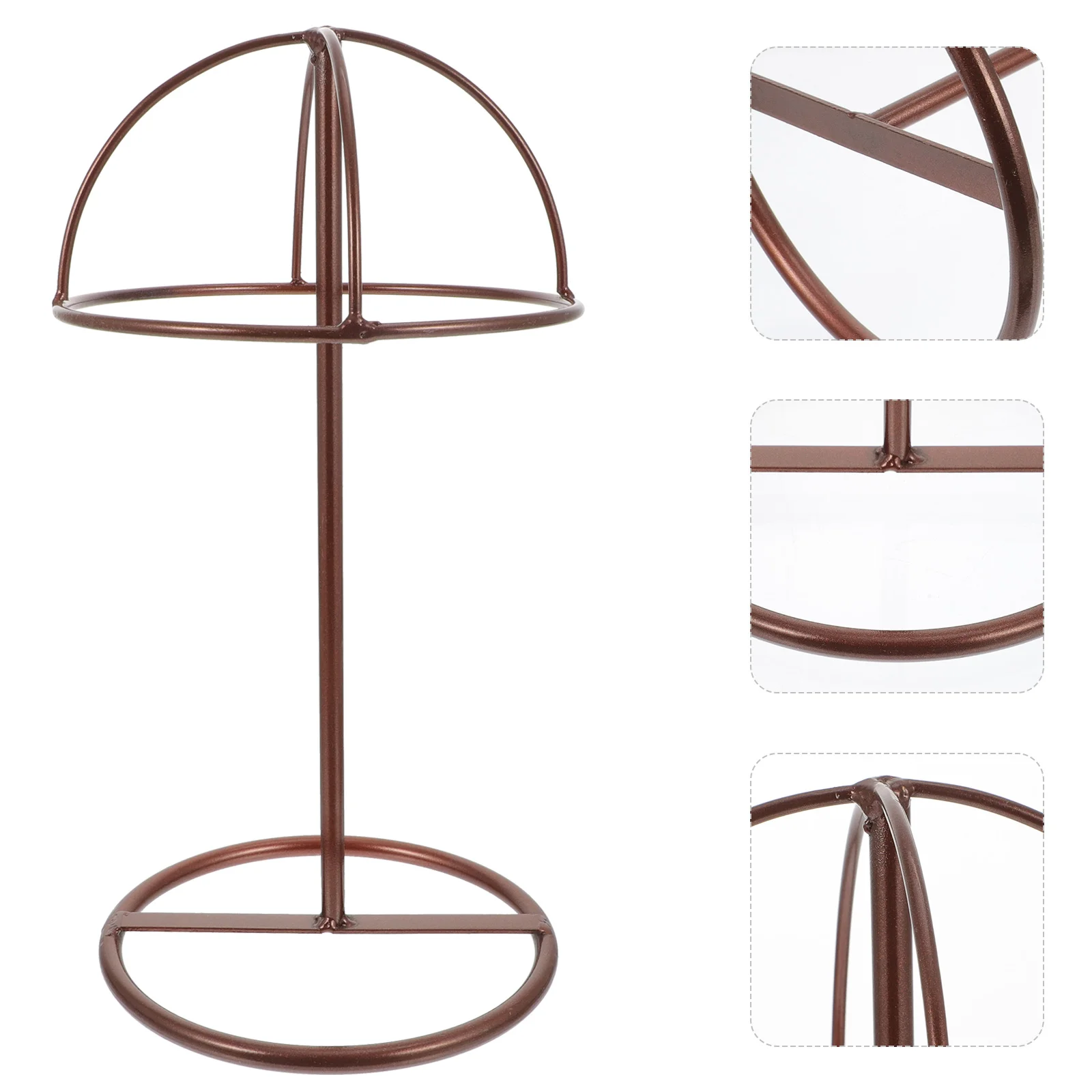

Hat Display Rack Stand Holder Cap Caps Metal Plate Storage Standsantiforhelmet Iron Head Organizer Dome