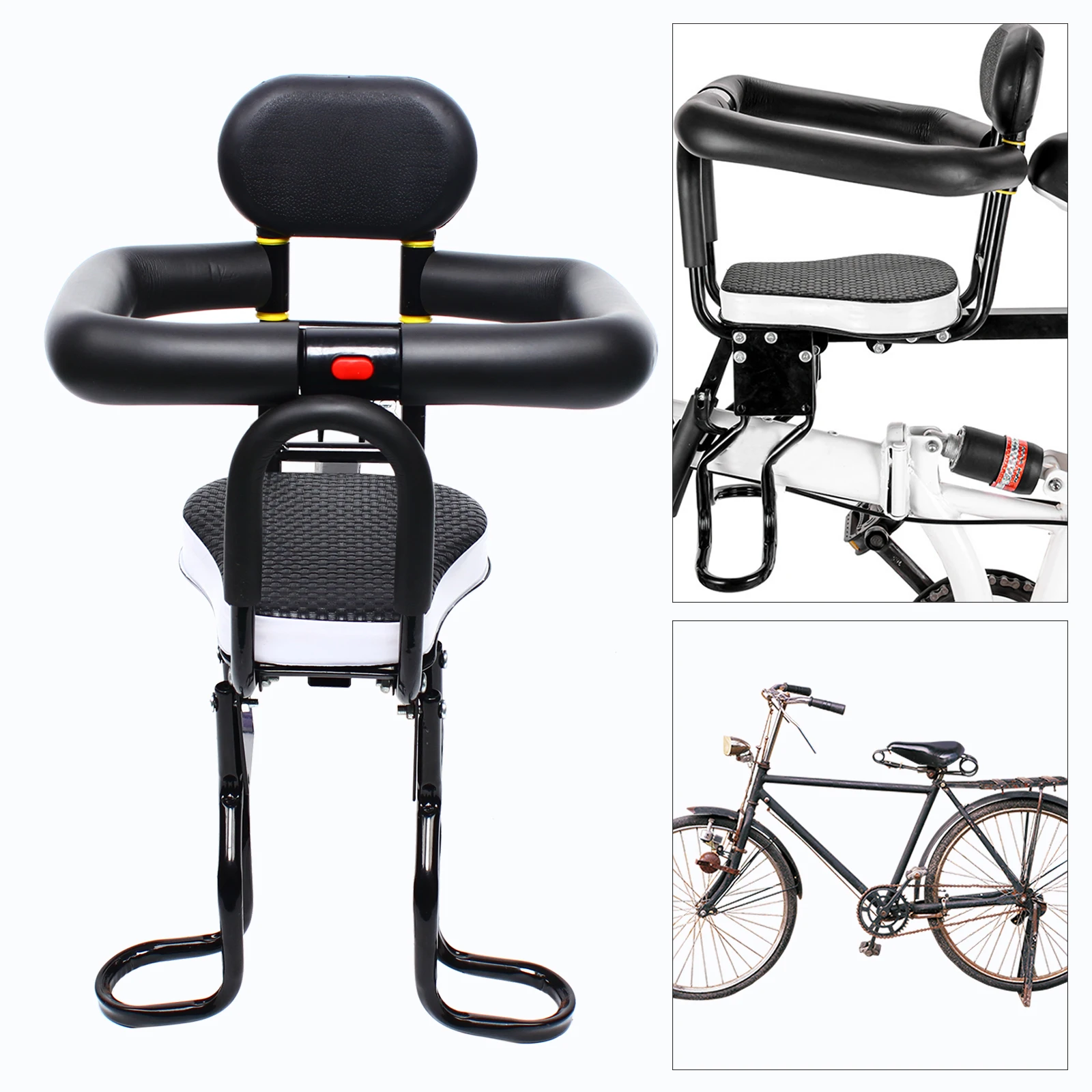 

Double-Point Fixation Bicycle Front Seat For 6 Months To 3 Years Old Baby