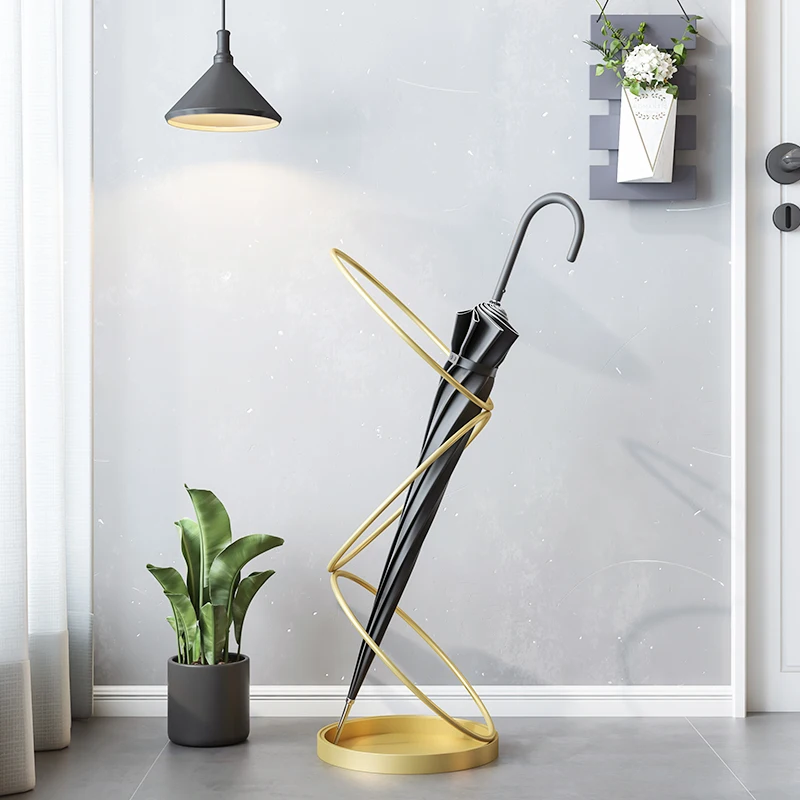 Роскошный держатель для зонта портативный балкона подставка металлическая