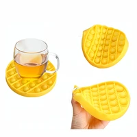 2 in 1 popits silicone cup cushion coaster non slip drink cups mat mug pad table placemat kitchen accessories jeneeyone