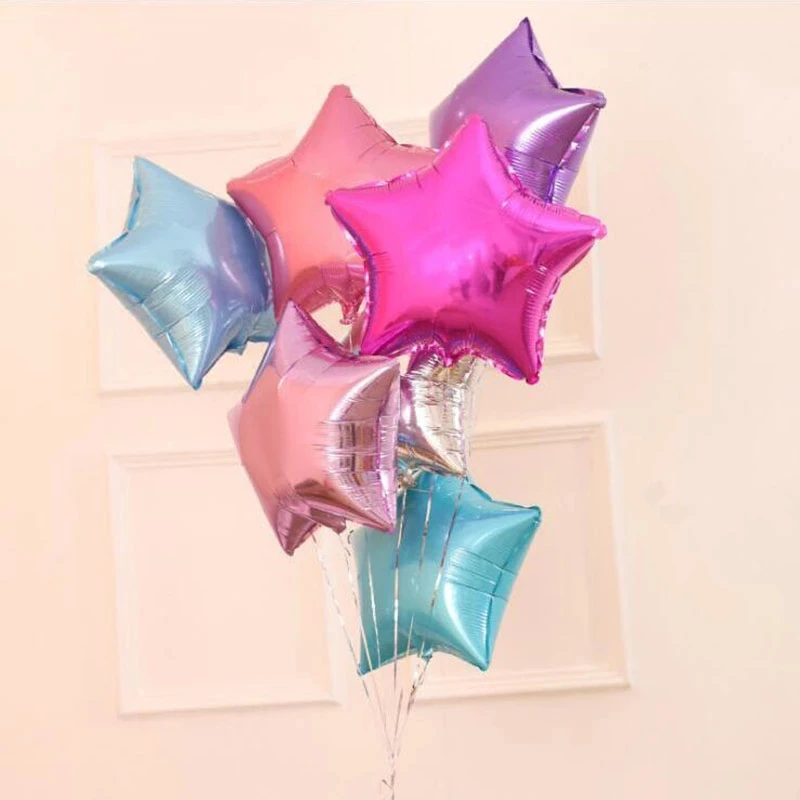 

10 Inch Aluminum Foil Balloon Style Pentagram Birthday Party Wedding Decoration Aluminum Foil Balloon Decoration Cartoon