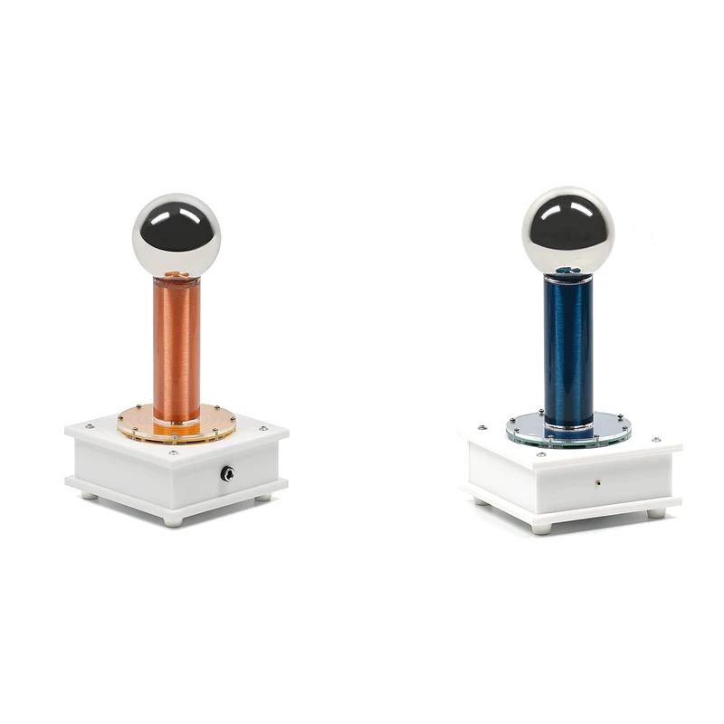 

Катушка Tesla SGTC с акриловым основанием, дуговая Беспроводная передача, экспериментальная настольная игрушка, модель YS21, штепсельная вилка ст...