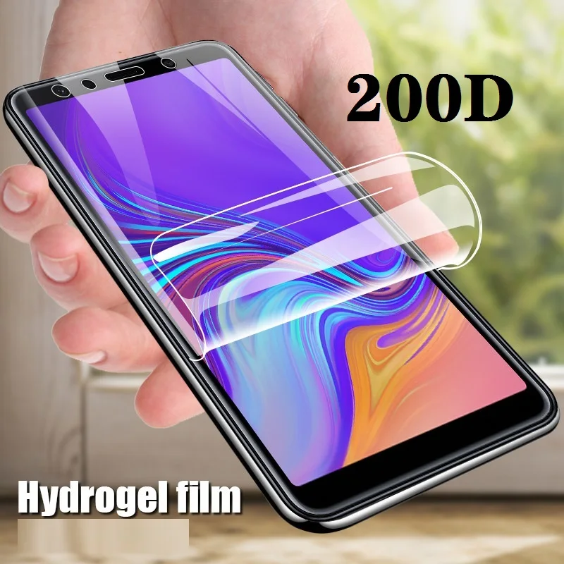 

HD Hydrogel Film For Samsung Galaxy A5 A7 A9 J2 J3 J7 J8 2018 film A6 A8 J4 J6 Plus 2018 Screen Protector Film Case