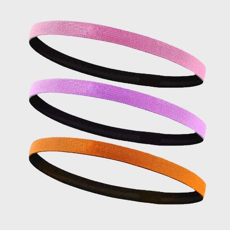 1Pcs Vrouwen Mannen Kleur Outdoor Hoofdband Elastische Sport Hoofdband Yoga Running Fitness Fietsen Hoofdband Anti-transpirant