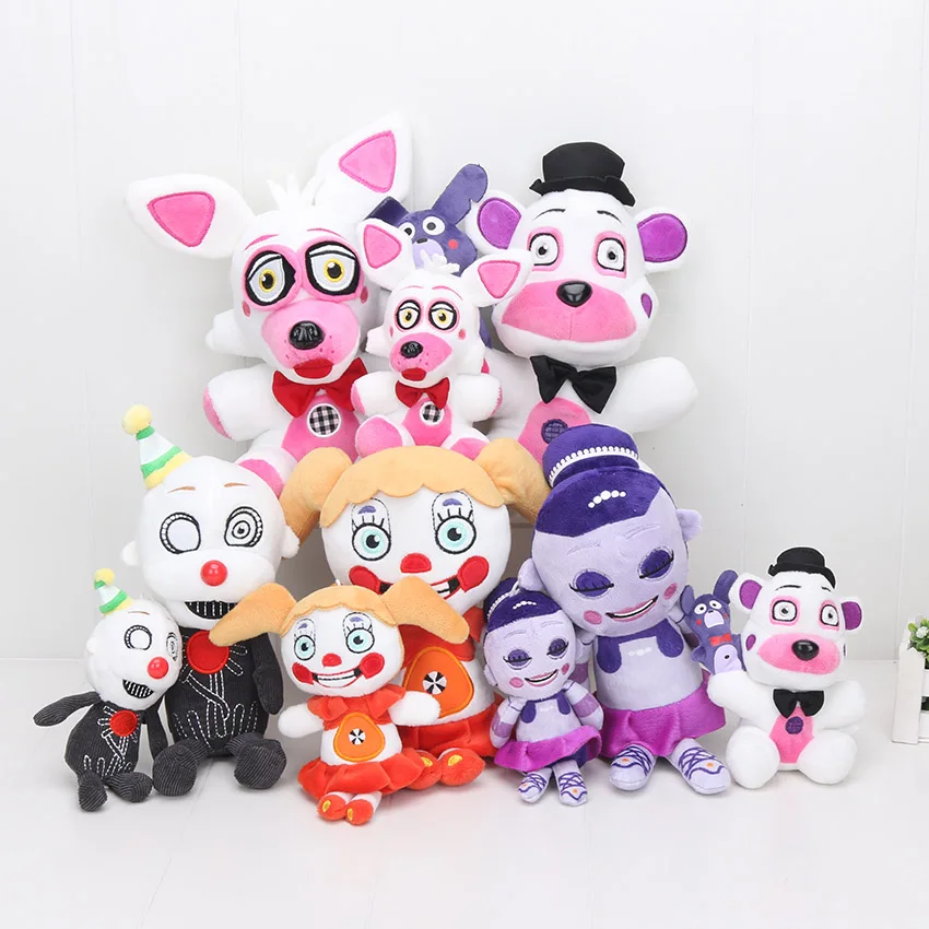 2 шт./компл. 15/25 см Фредди фазбер игрушки Золотой медведь кошмар Фокси мягкие куклы