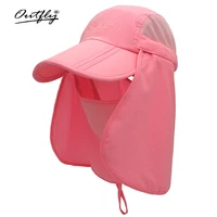 multifunctional sunshade woman hats outdoor fishing hiking male sun hat quick dry detachable breathable summer hat baseball cap