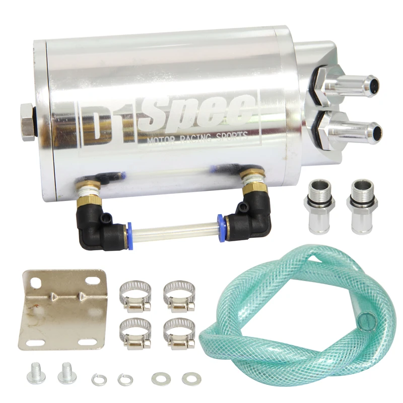 

Universal Aluminum Reservior Oil Catch Can Tank 750ml Red/Silver/Black