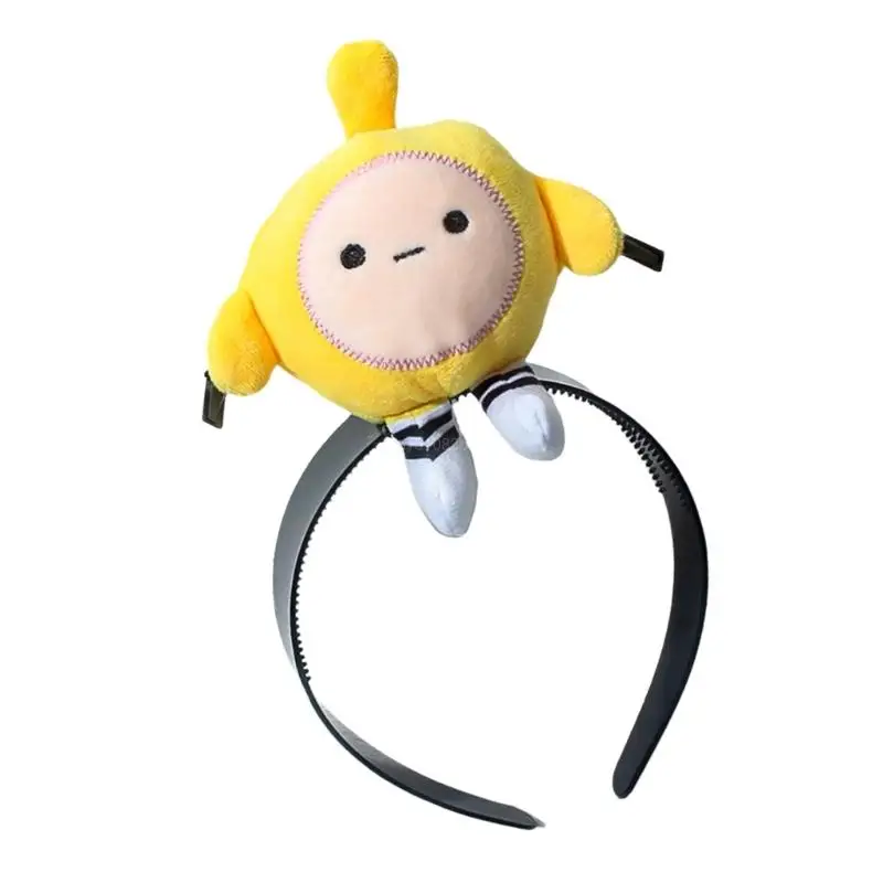 Забавная повязка для волос Eggy с заколками школьных игр и театральных