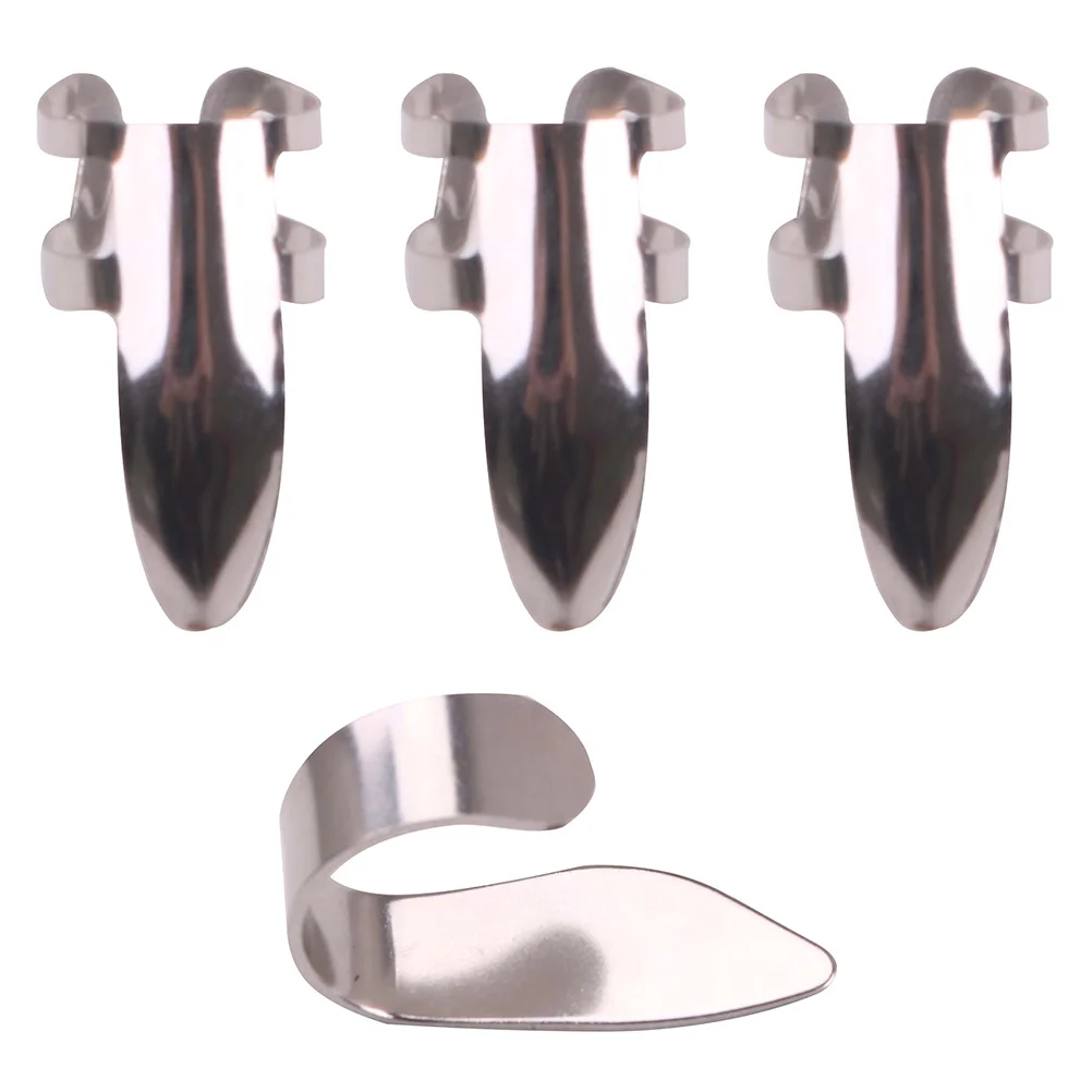 

4 Pieces Thumb Finger Pick Thumb Finger Pick Guitar Hollowed Plectrum