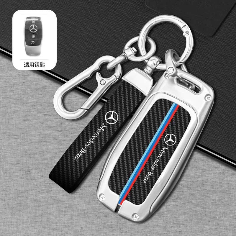 

НОВЫЙ чехол для автомобильного ключа, чехол-держатель для Mercedes Benz A B C S Class AMG GLA CLA GLC W176 W221 W204 W205, аксессуары для ключей