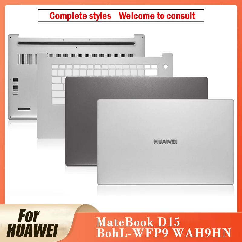 

For HUAWEI MateBook D15 Boh-WAQ9L BohL-WFP9 BoB-WAH9 BoB-WAE9P Boh-WAQ9R Laptop LCD Back Cover/Front Bezel/Palmrest/Bottom Case