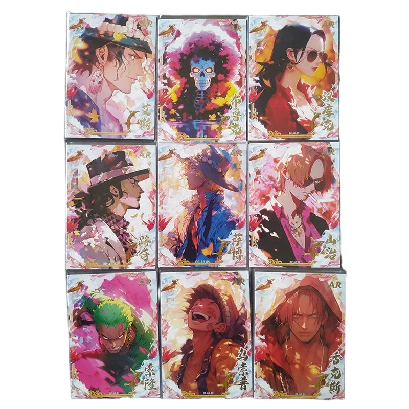 One Piece Ar Series Hancock Luffy Shanks аниме персонажи Бронзирующая коллекционная карточка