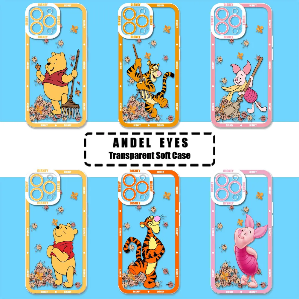 Чехол для телефона Пух Тигра-Пух с изображением поросенка Redmi Note 13 13R 12 12S ProPlus 11 11S 10