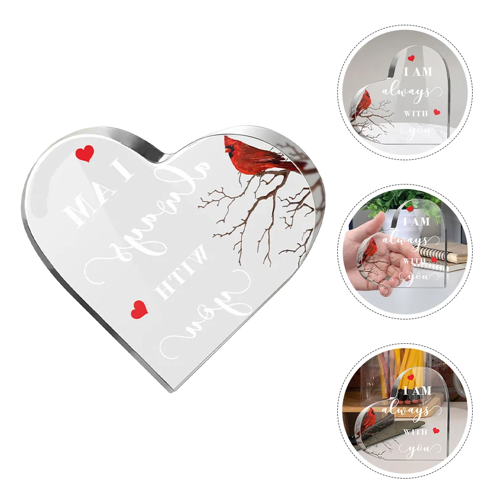 

Love Ornaments Decor Home Inspirational Table Sign Accessories Office Desk Decorations Motivational Acrylic Plaque