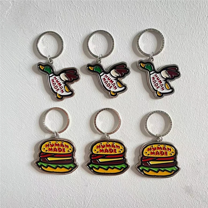 Брелок ручной работы для мужчин и женщин милый металлический брелок ключей в
