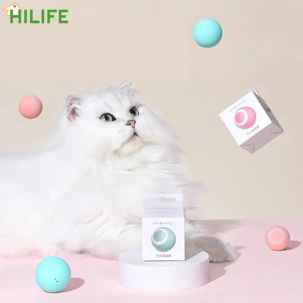 

Interactive Ball Catnip Pet Supplies Products Toy For Cats Cat Training Toy Cat Toy Gravitational Smart Electric Rolling Ball