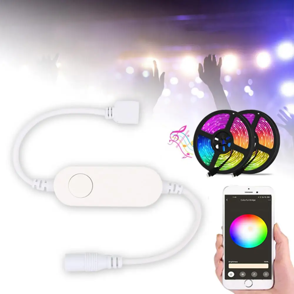 

For Apple Homekit Mini WiFi Smart Led Controller DC 5V 12V 24V RGBCW RGBCCT Strip Dimmable Controller Remote Siri Voice Control