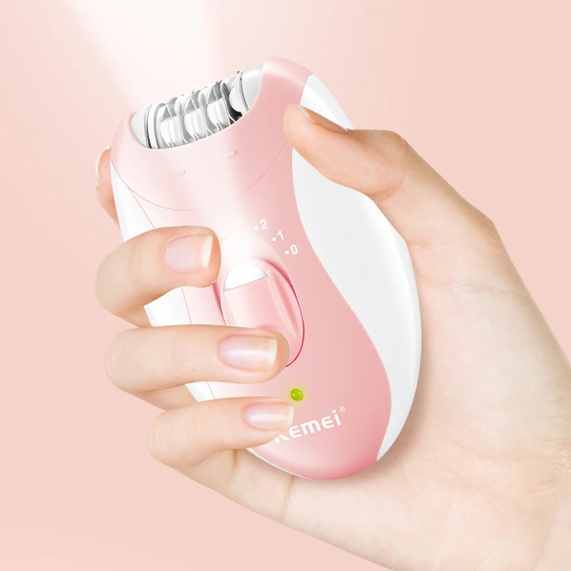 Kemei электрический эпилятор для удаления волос женщин ног тела водостойкие