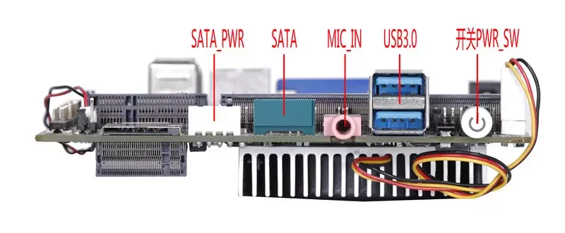 Фото Материнская плата Nano ITX Micro с процессором Intel Core i3/i5/i7 6-го поколения, памятью DDR4, разъемом GPIO, 120 мм, слотом Mini-PCIe, 4G Wi-Fi, MSATA №3