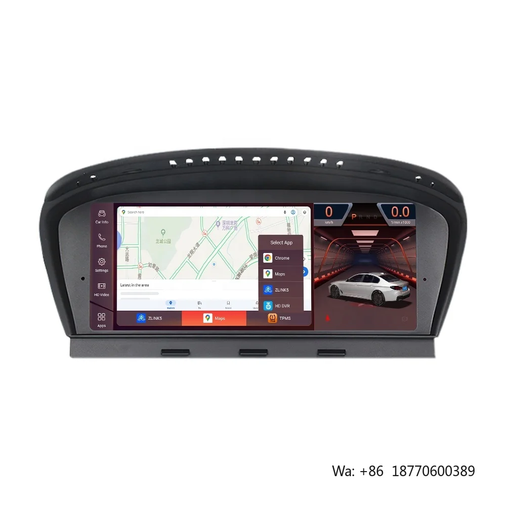 Фото Автомобильный DVD-плеер MEKEDE 680 3D UI Android Snapdragon 8Core с Android-навигацией и DSP для BMW E60 E61 E62 E63 E64 E90 E91 E92 с экраном 8.8 дюйма №2
