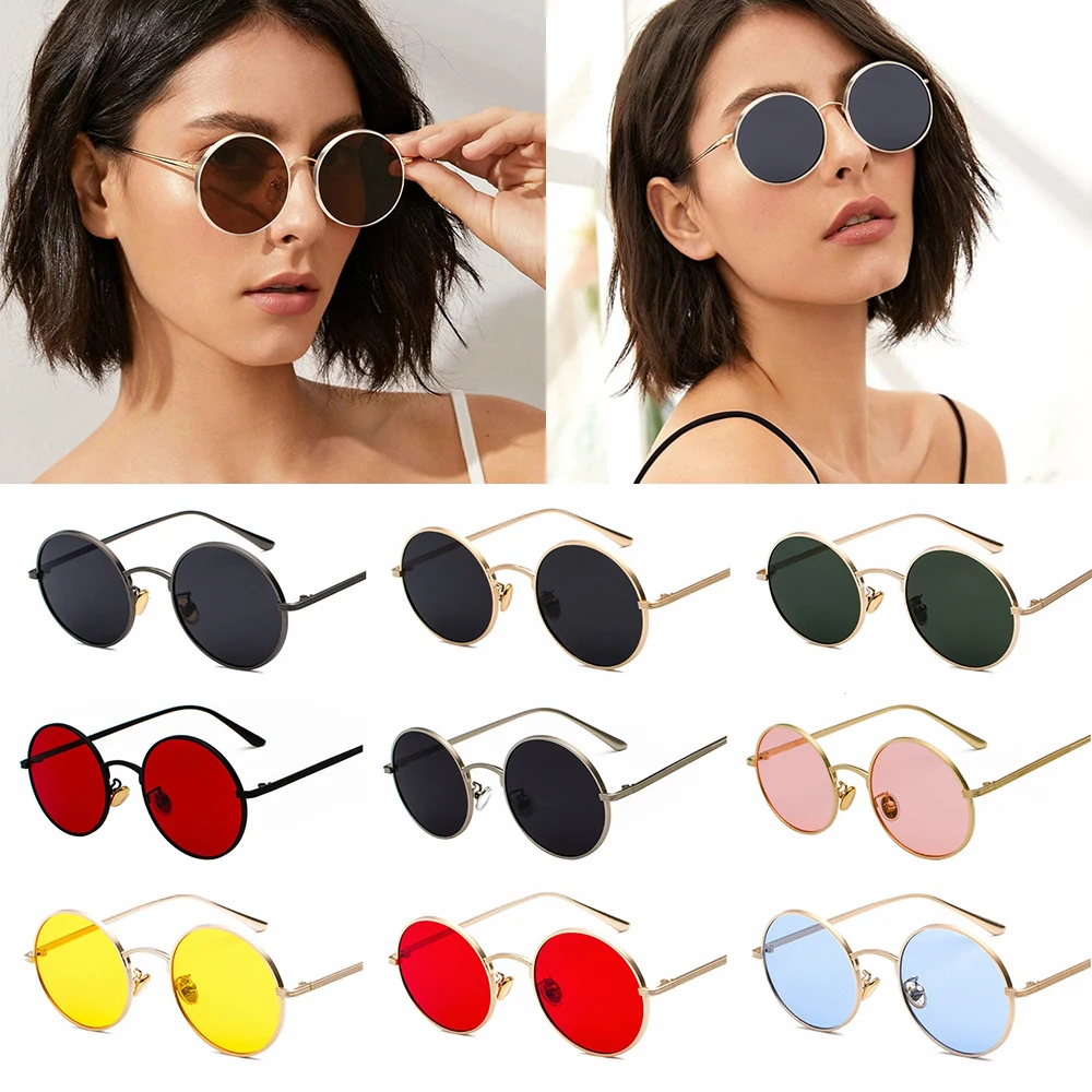 

Fashion Circle Glasses Eyewear Metal Frame Vintage Sunglasses Circle Glasses Steampunk Sunglasses Round Sunglasses