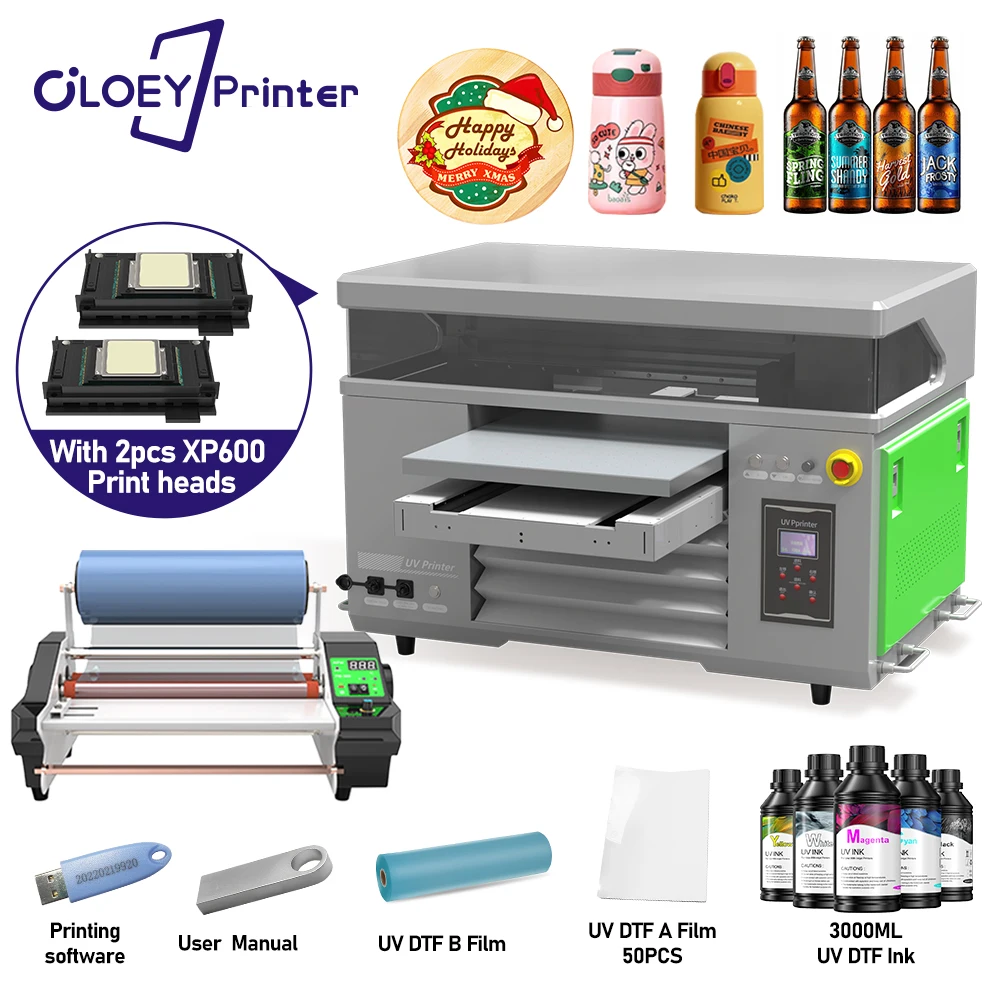 УФ-принтер A2 DTF для Epson XP600 Impressora печати наклеек УФ-принтеры чехла телефона Дерево