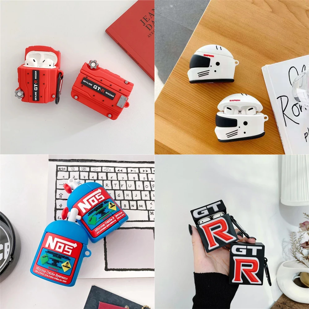 

Чехол для Airpods 1 2, чехол для Airpods Pro, 3D автомобильный креативный чехол для телефона, силиконовый чехол для наушников, защитный чехол