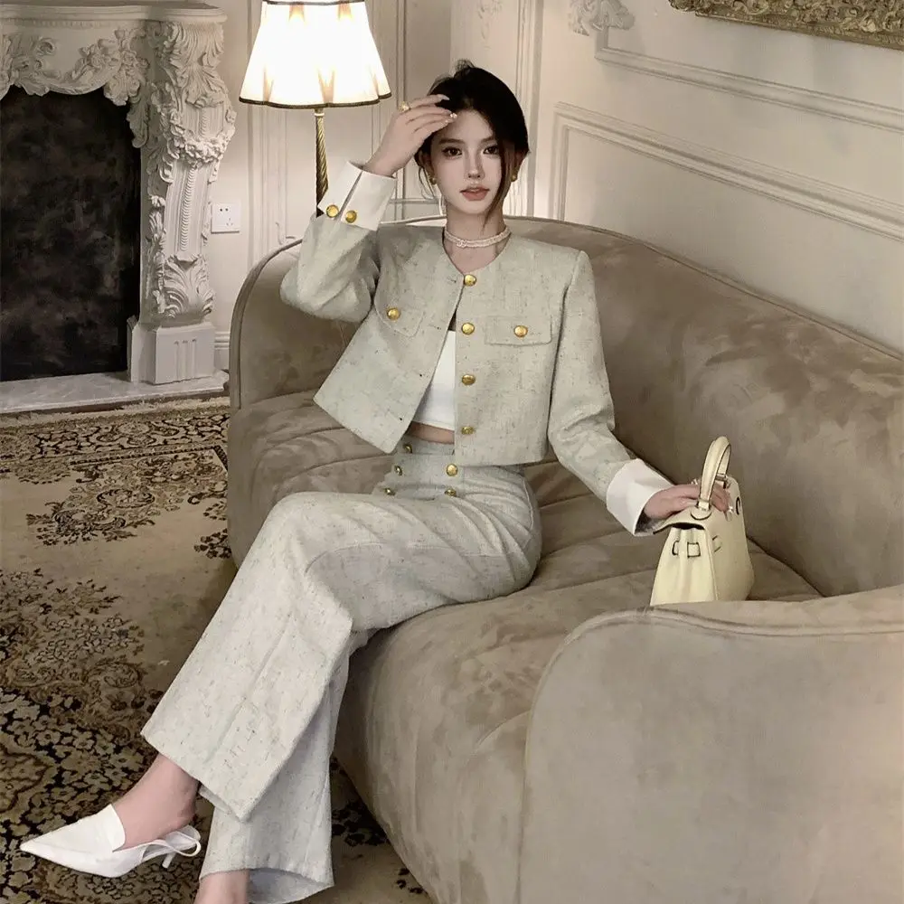 Усовершенствованный костюм женская одежда Новинка осени 2024 маленькое