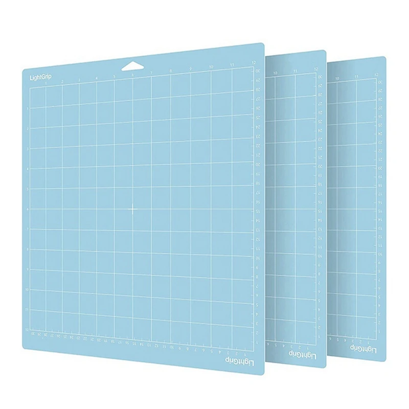 

3 Pcs PVC Cutting Mat Grid Cutting Pads Cutting Plotter Pad Replacement Accessories for Cricut Maker