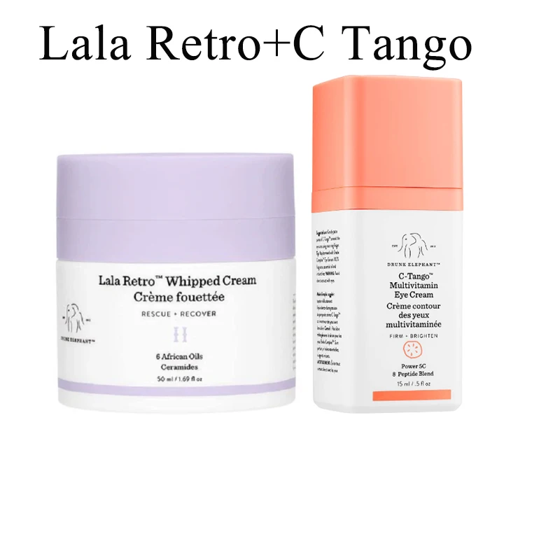 

2PCS Drunk Elephant Lala Retro Whipped Moisturizing Cream Multivitamin Anti-Wrinkle Eye Cream Anti Aging Cream