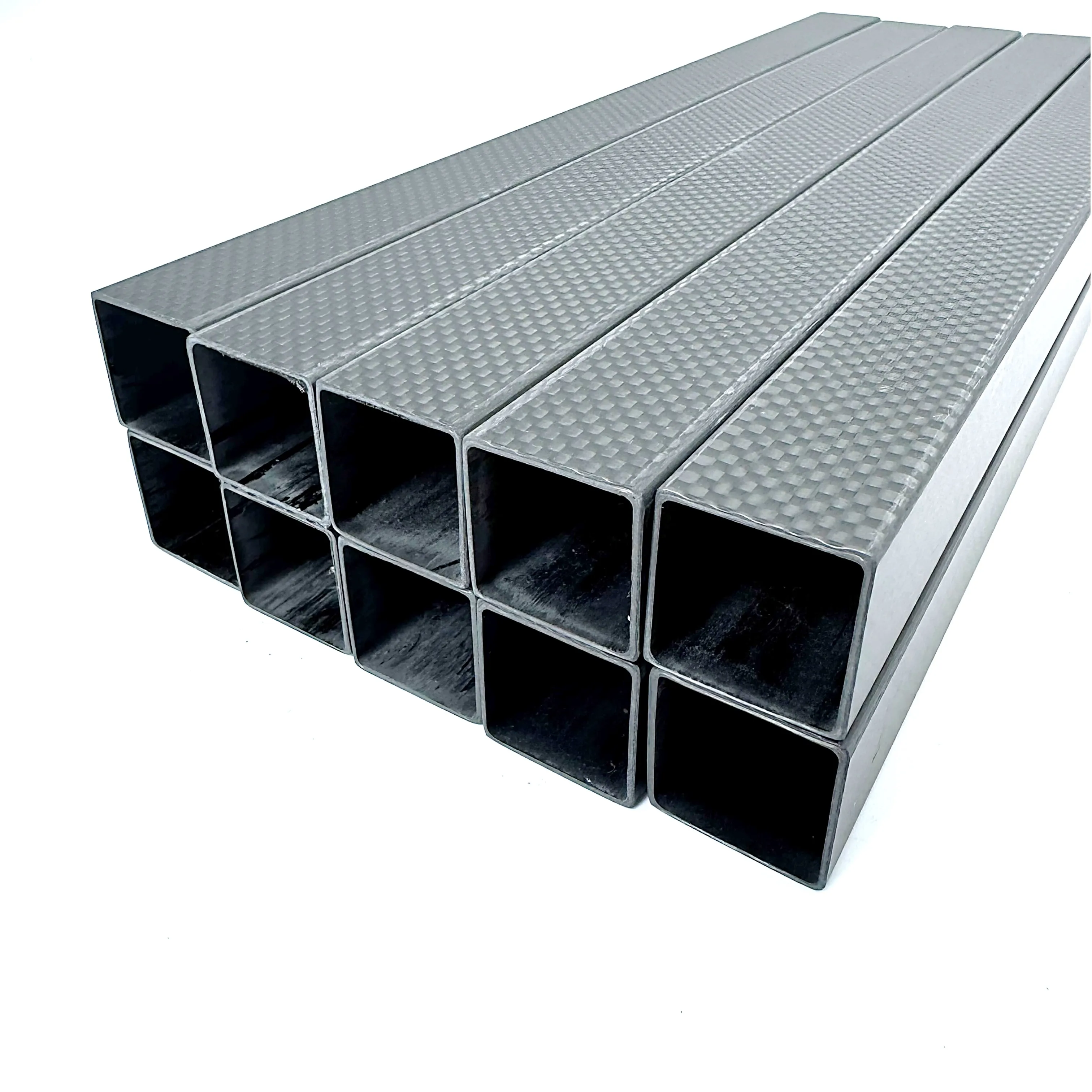 2 шт. прямоугольные трубы из углеродного волокна 3K длина высокопрочной 325 мм