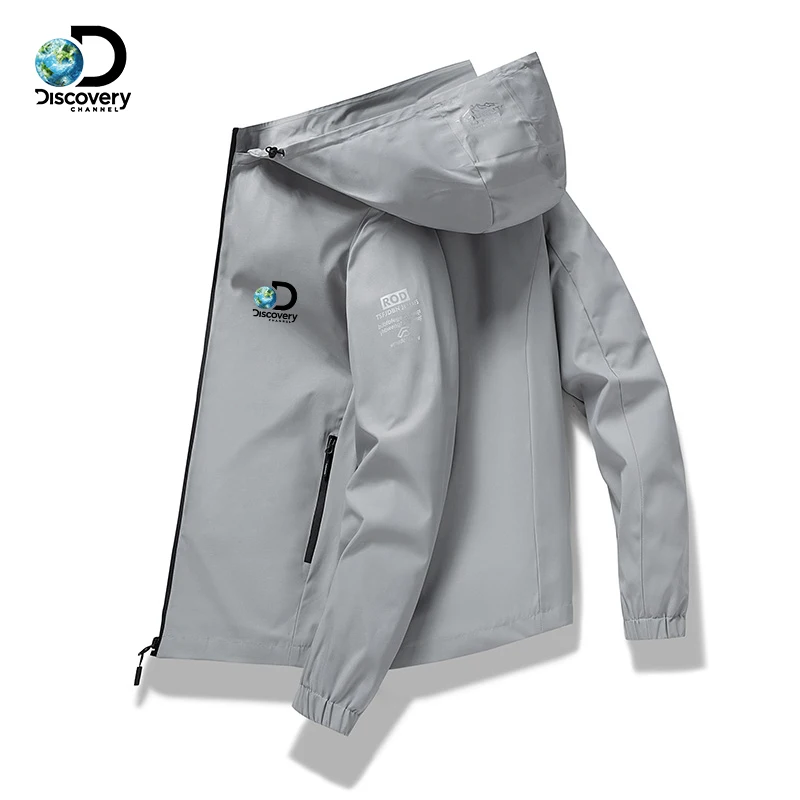 

Discovery Clothing Outdoor Camping Hiking Jacket 2022 Men's Wind proof and Waterproof Hoodie Windbreaker Adventure Men's Jacket