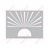 2022 new seasonal hot product heavenly glow stencil scrapbooking diary diy paper decoration template embossing craft card mold
